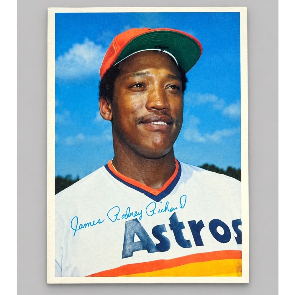 1980 Topps James Rodney Richard Houston Astros Card 25 of 60 Pitcher 5x7